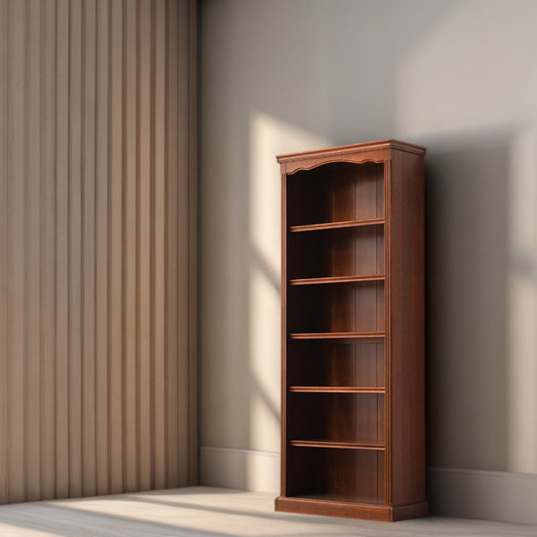 WOOD PEEK LLC All Solid Wood Bookcase With Door Floortoceiling